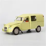 Die Casting Diecast 1/18 for Citroen 2CV AK350 1966 Retro Nostalgic Alloy Car Model Collection Static Miniature Vehicle Model Presents Ornaments