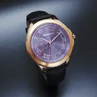 在飛比找樂天市場購物網優惠-ARMANI 義大利精品的創舉智能手錶-羅馬玫瑰金+黑皮革-