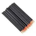 50pcs/set Eyeliner Pen Brush Exquisite Fashion Black Handle Eyeliner Wand Thin