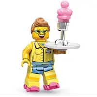 在飛比找蝦皮商城優惠-LEGO人偶 女服務員 第11代人偶包 71002-13【必