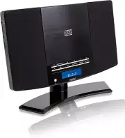 Radio CD Player for Home with Speakers, Wall Mounted CD Player or Desktop Stand