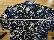 The North Face Big Front Range 'Cave Blue' 1/2 Zip Fleece, Men's Size 4X