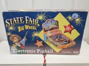 State Fair Big Wheel Electronic Pinball with Box I Funrise I Rare NIB Vintage