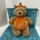 Jellycat BARTHOLOMEW BEAR PUMPKIN Soft Plush Toy NWT Halloween Stuffed Teddy HTF
