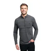 New Travis Mathew 2XL Pullover White Elephant model Gray Golf 1/4 zip XXL TM