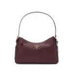 [Prada] Prada Enamel Triangle Logo Tote Bag ONE SIZE RED