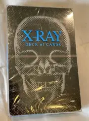 X-Ray Deck Playing Cards Skull Translucent Molla Space 52 + Jokers NEW