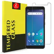 [2 PACK] Telstra Essential Smart 3 Tempered Glass Screen Protector Guard (Clear) - Case Friendly