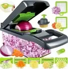 2024Hot 14/16 in 1 Multifunctional Vegetable Chopper Slicer Shredder with Basket