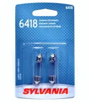Sylvania Basic 6418 36mm 5W Two Bulbs Step Door Light Replacement Stock OE Fit (for: Volvo)