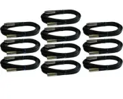 10 lot 15ft xlr male female 3pin MIC Shielded Cable microphone audio cord pack