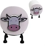 Cow Toilet Paper Holder - Funny Animal Paper Towel Holder for Bathroom Decor, Self Standing Unique 3D Printed with Durable Resin