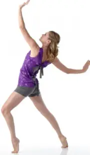 Try PURPLE Adult Large Lyrical Dance Costume Sequin Top Over Unitard
