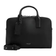 [Giorgio Armani] Giorgio Armani-Black Briefcase Grained Calf Leather Bag-Uomo OS OS