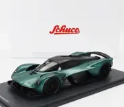 Schuco ASTON MARTIN VALKYRIE 2021 COSMOS GREEN with Showcase 1/18 Scale New!