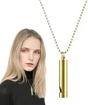 Stop Vaping Necklace,Stainless Steel Anti Vaping Necklace - Relaxing Stress Necklace, Calm Stress for Breathing Exercise, Meditation, Sleep Aid Cenrf