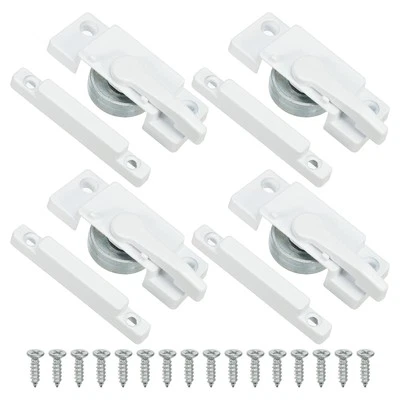 4pack Window Sash Locks Side Hole Sliding Cam Sash Locks with Rectangle Keeper