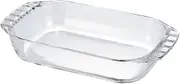 HARIO HTZ-90-BK BUONO Kitchen Toaster Plate, Made in Japan, Heat Resistant Glass, 30.4 fl oz (900 ml), Clear