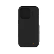 EFM Monaco Wallet Case w/ D3O 5G Signal Plus For iPhone 15 Pro Black/Space Grey