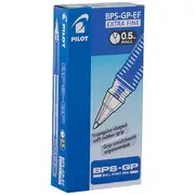 Pilot BPS-GP Ballpoint Pen 0.5mm Blue 12 Pack