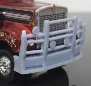 1:50 Kenworth Drake T900 Legend Custom Bull Bar 3D printed Raw With 4 Spotlights
