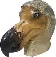 Latex Animal Dodo Bird Mask Full Head Rubber Carnival Costume Party Fancy Dress Cosplay Multicoloured, Multicoloured, One size