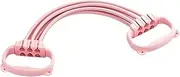 Adjustable Chest Expander - 60x12.5x3.5cm Adjustable Resistance Arm Trainer 6 Tubes | Workout Equipment Anti-Slip Arm Strength Trainer for Shoulder Back Upper Body Exercise