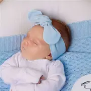 Snuggle Hunny Baby Blue Organic Topknot