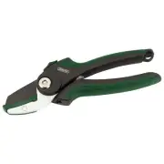 Draper Anvil Pattern Secateurs 175mm Carbon Steel Blades Non Stick Coating 83970