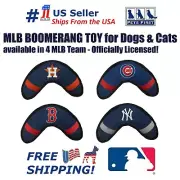 Pets First MLB Boomerang Chew Toys for Dogs & Cats with Team Logo & Squeaker