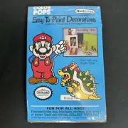 Nintendo Color Pops Easy-To-Paint Decorations 52605 Watch Out Mario Bowser NEW!