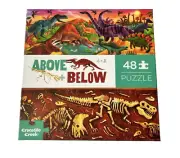 Crocodile Creek Classic Puzzle Above & Below Dinosaur World, 48 Pieces, 4 Years+