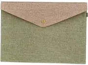 STOBOK Expandable Paper File Folder Felt Document Bag Office Document Organizer 23.5x16cm