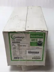 A.O. Smith/Century DL1056 1/2 HP, 1075 RPM, 3 Speed, 115 Volts 7.1 Amps,48 Frame
