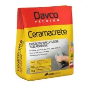 Ceramacrete Dustless 5 Kg Tile Adhesive Glue Bed Cement Davco Premium Wall Floor