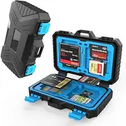 Housailei 35 Slots Durable Memory Card Case Holder Organizer Keeper Water-Proof and Shock-Proof Protector for SD SDHC SDXC Cfexpress Type A Camera Memory Card MSD/SIM/N-SIM/SD/TF Card.