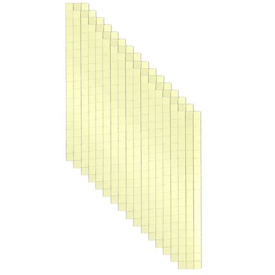 2400 PCS Glass Mirrors Disco Ball Tiles Self-Adhesive Gold 5x5mm, 40 Sheet