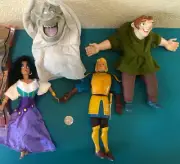 Hunchback of Notre Dame Puppet Dolls 1996 Burger King Kids Meal Toys NEW