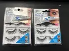 2 Ardell Deluxe Pack 2 Pair WISPIES ~Black w/ Soft Touch Applicator Adhesive