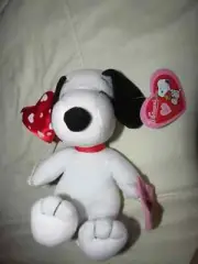 Mini Whitman's Plush Peanuts Snoopy Plush Valentines Balloon and Envelope NEW