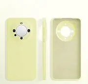 Smartphone Back Case Compatible with Huawei Mate 60 Case,[Full Camera Protection] Silicone Shockproof Protective Full Covered Soft Gel Rubber Case Protective Cover with Anti-Scratch Soft Microfiber Li