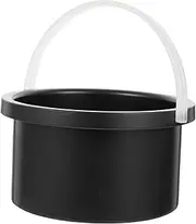 Ipetboom 1pc Wax Pot Wax Warmer Heaters Stripless Wax Portable Hot Wax Machine Kit Hive Wax Heater Wax Inner Pot Sugar Wax Melter Applicator Wax Bowl Warmer Burner Aluminum Black