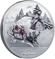 Christmas Collectible Coin - Alloy Christmas Collectible | Coin | Silver Plated Souvenir Christmas Commemorative Coin | Art Coin, Souvenir Coin, Deer Coin, Merry Christmas Souvenir