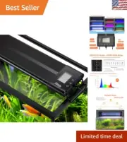 Programmable Full Spectrum LED Aquarium Light for 48-55 Inch Freshwater Tanks