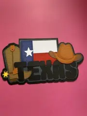Texas State layered scrapbook paper design handmade in Mt