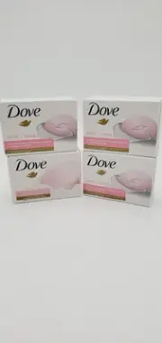 Lot Of 4 Dove Pink/Rosa Beauty Bar Soap 3.75 oz