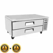 Chef Base 2 Drawers Atosa 260L Stainless Steel Restaurant Kitchen Cafe Takeaway