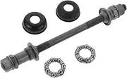 JUMPLAWN Titanium Alloy Bike Rear Axle Center Shaft Bearing Hub Axle Bearings Thread Measuring Tool 180mm Grey