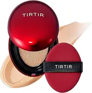[*Mini Size*] TIRTIR Mask Fit Red Cushion Foundation | Long-Lasting, Lightweight, Buildable Coverage, Semi-Matte Finish, Korean Cushion Foundation (#22N Shell Beige, 4.5g)