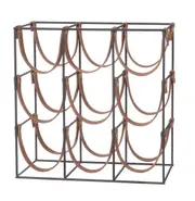 Orwell 9 Bottle Wine Rack Black / Brown